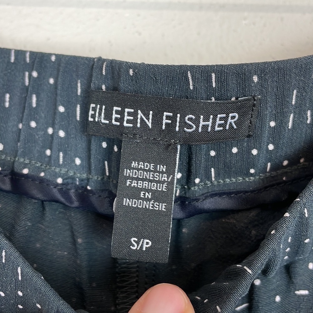 Eileen Fisher Morse Code Slouchy Ankle Pant - Picture 7 of 10